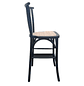 Taburete Bar Crossback Negro - Miniatura 3