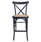 Taburete Bar Crossback Negro - Miniatura 4