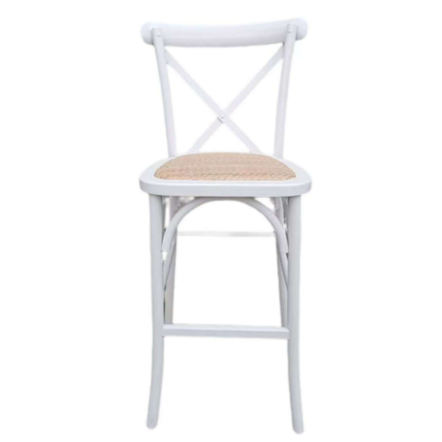 Taburete Bar Crossback Blanco 3