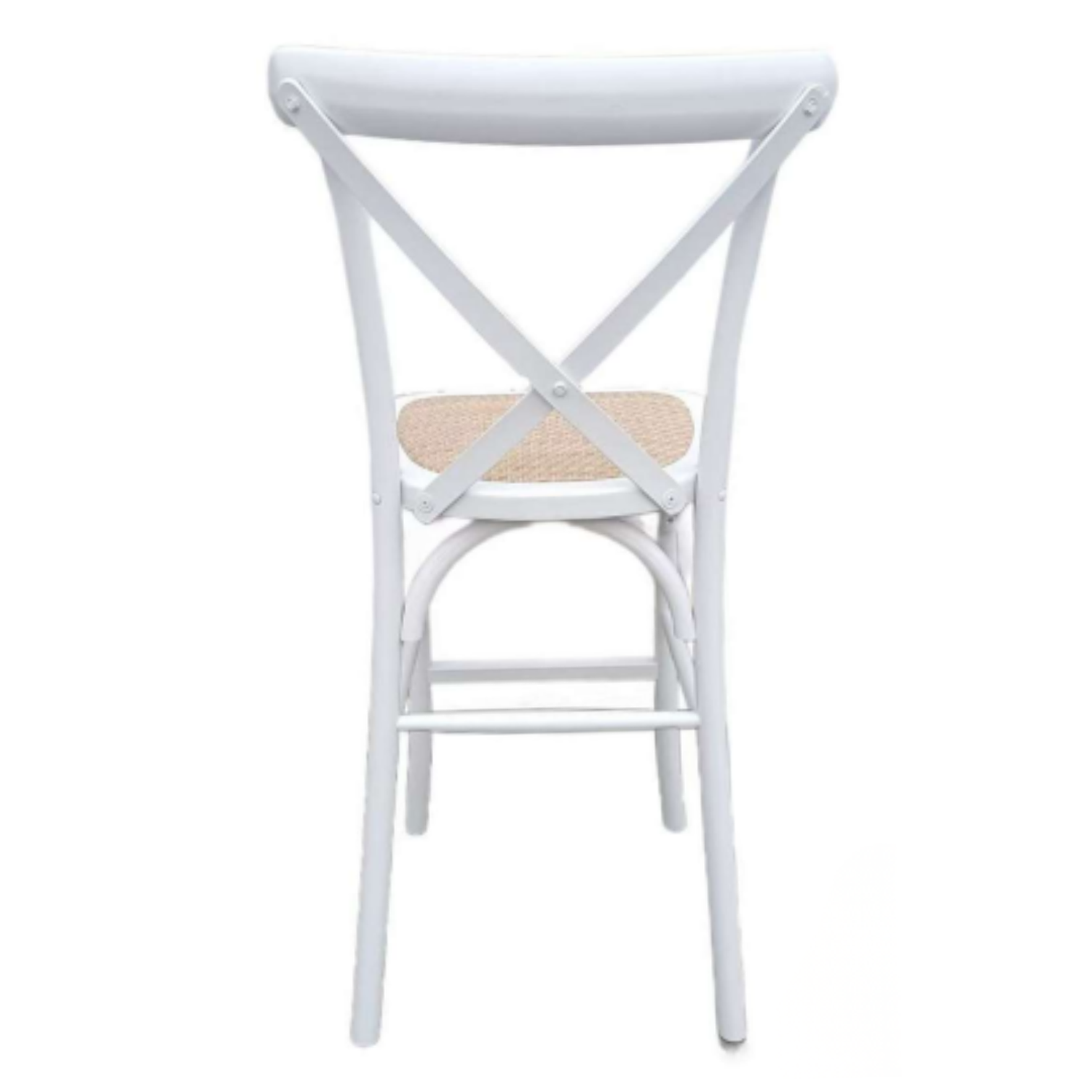 Taburete Bar Crossback Blanco 4