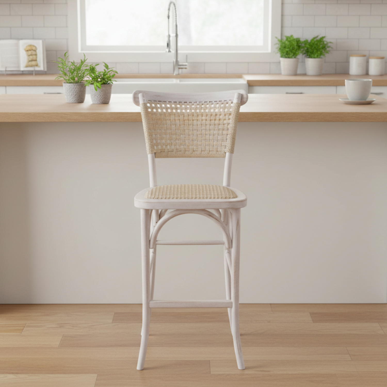 Taburete Bar Crossback Yute 7