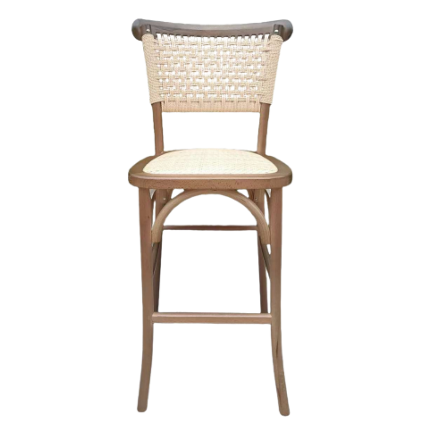 Taburete Bar Crossback Yute 15