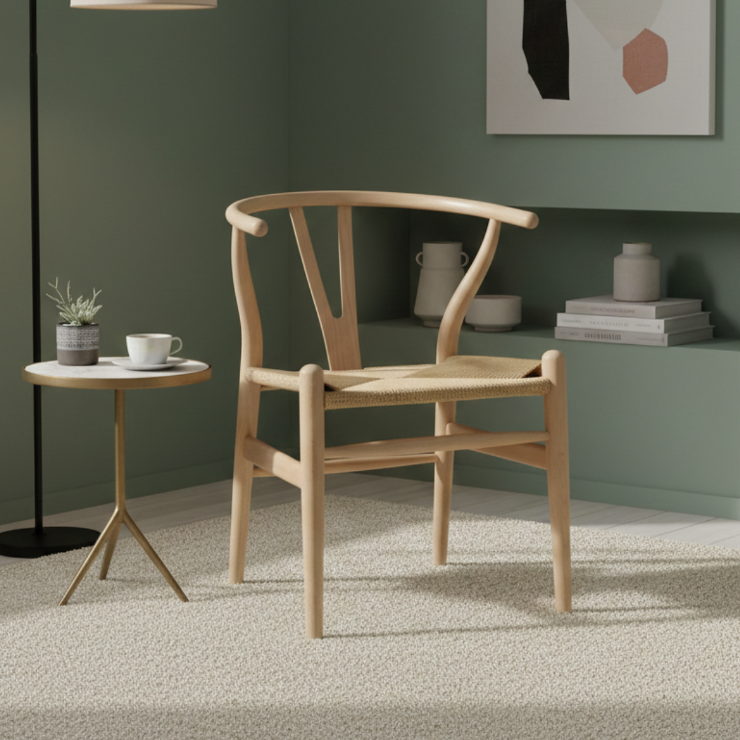 Silla Wishbone Madera  5