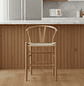 Taburete Wishbone Madera - Miniatura 2