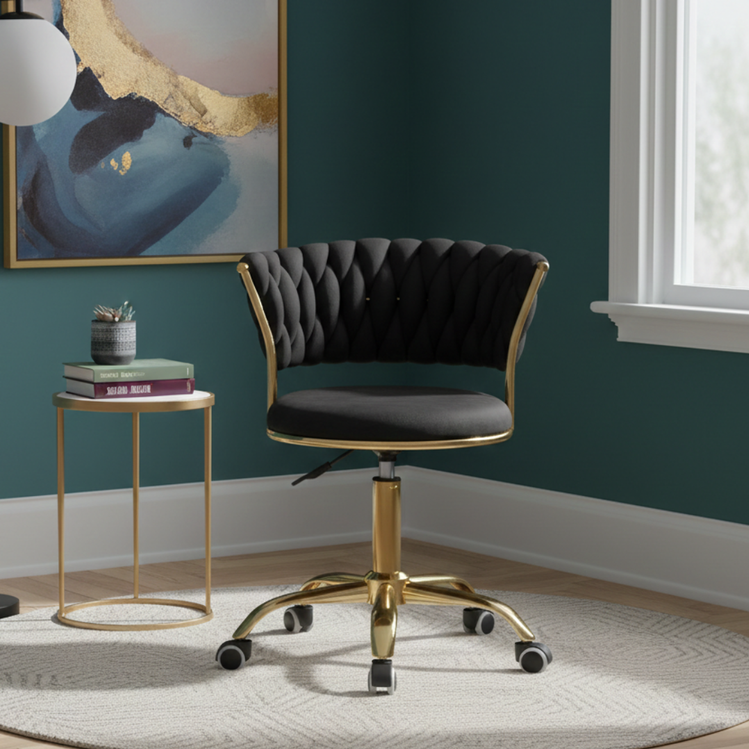 Silla de Escritorio Queen Giratoria 9