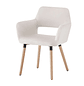 Sitial Boston Felpa Beige - Miniatura 3