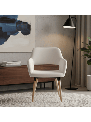 Sitial Boston Felpa Beige