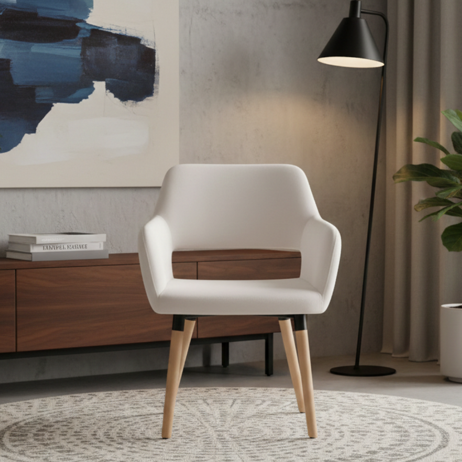 Sitial Boston Felpa Beige 2