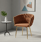 Poltrona Queen Curvo Trenza Café - Miniatura 1