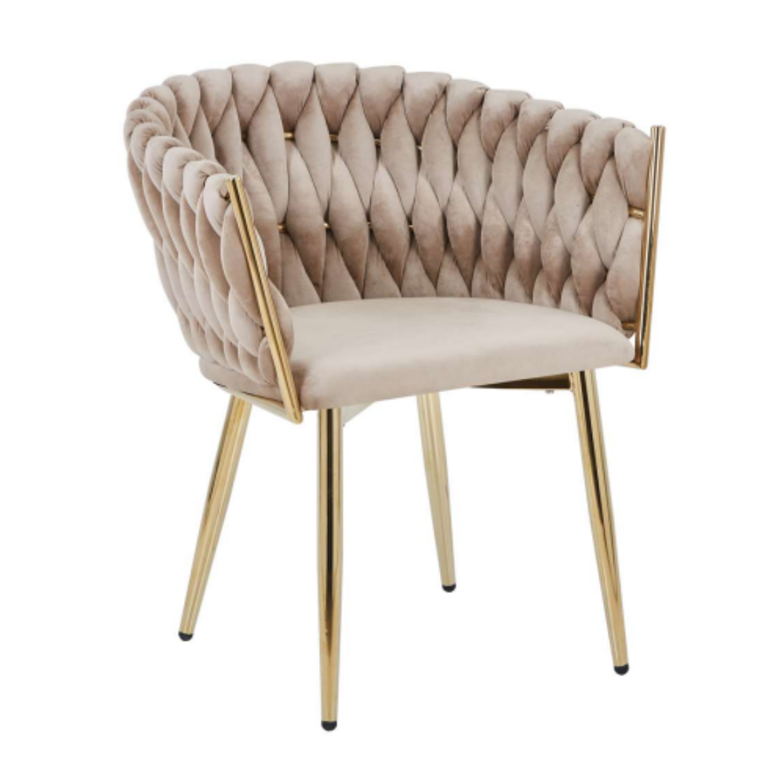 Poltrona Queen Curvo Trenza Beige 2