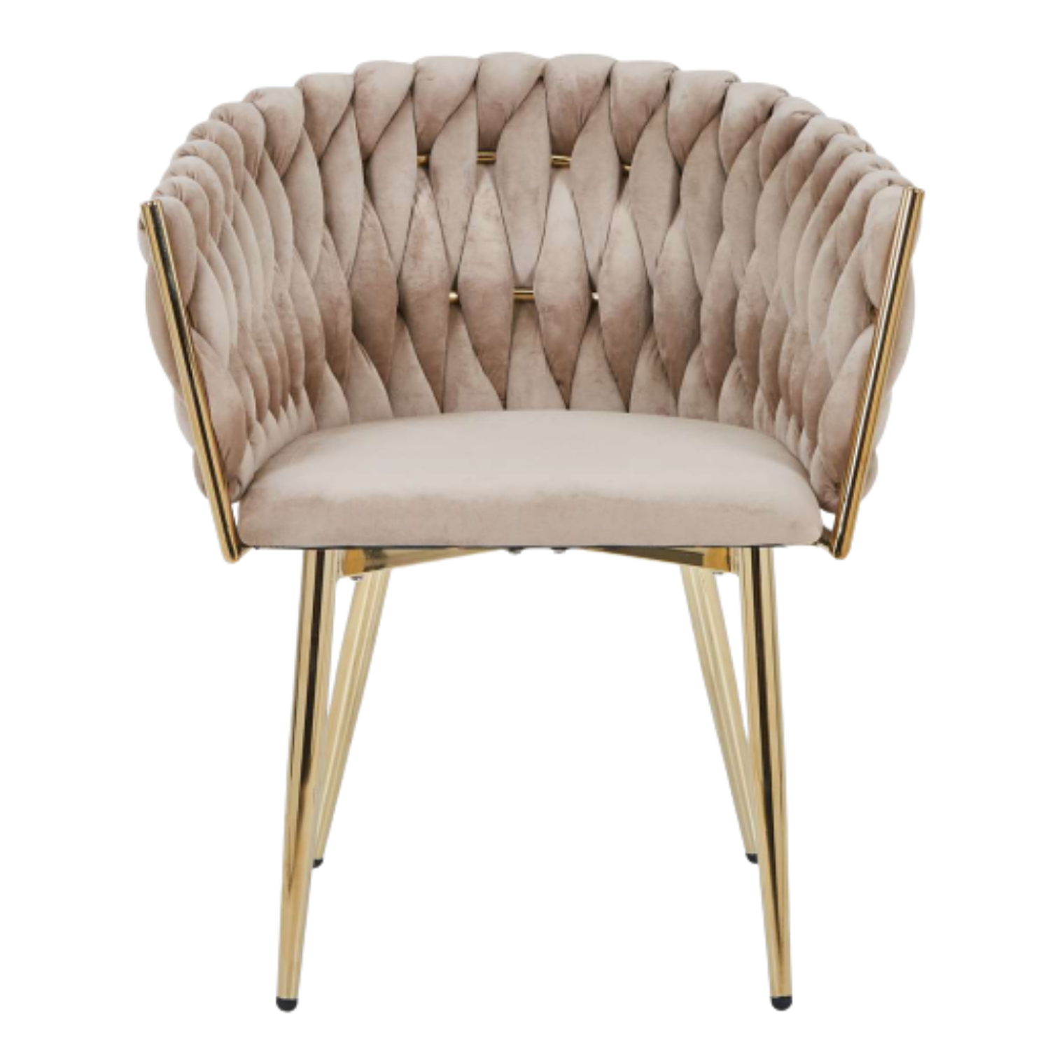 Poltrona Queen Curvo Trenza Beige 3