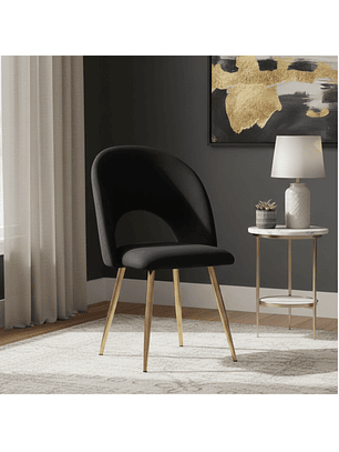 Silla Viena Patas Doradas