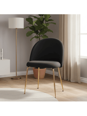 Silla Luxury Gold Patas Doradas