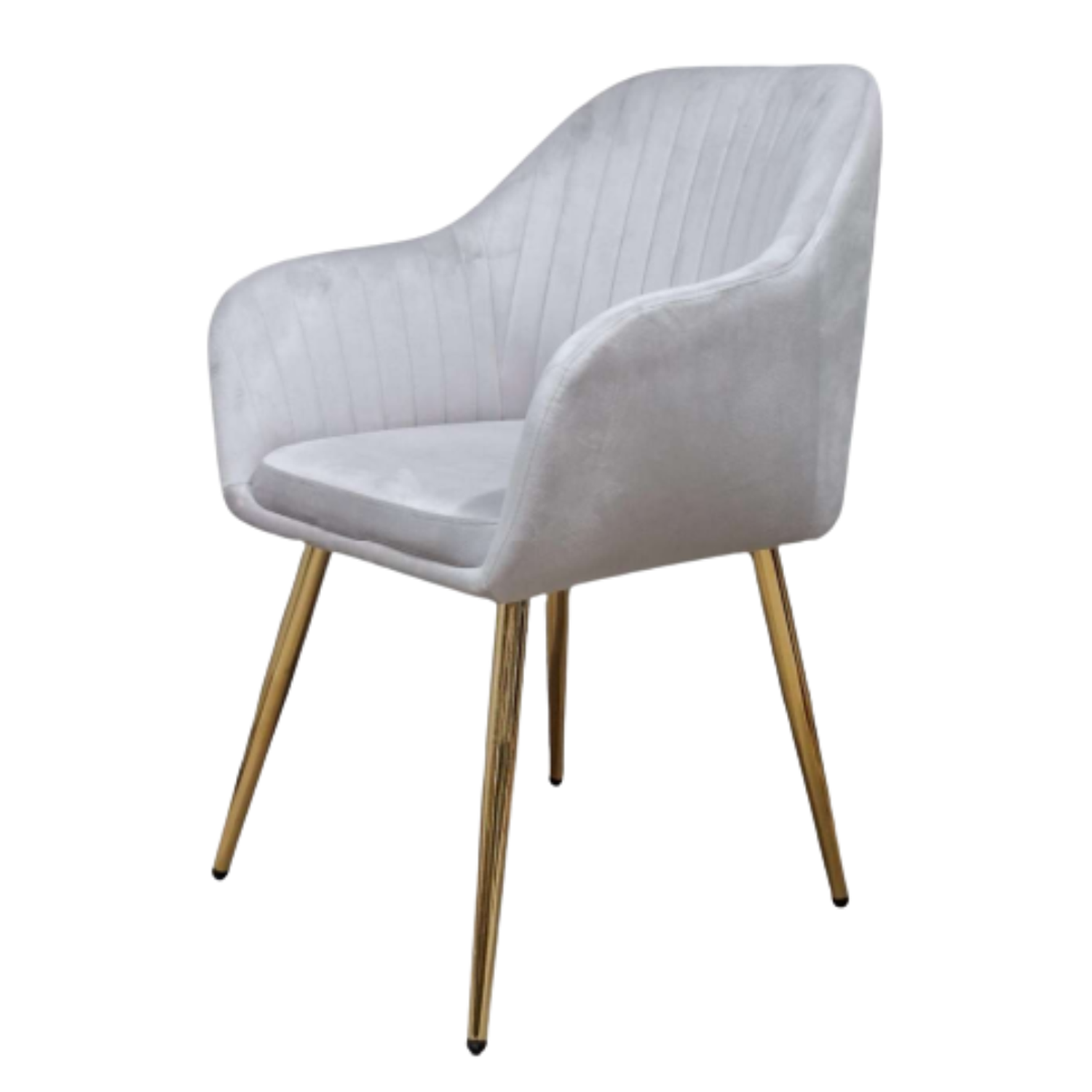 Sitial Nevada de Felpa con Patas Doradas 2