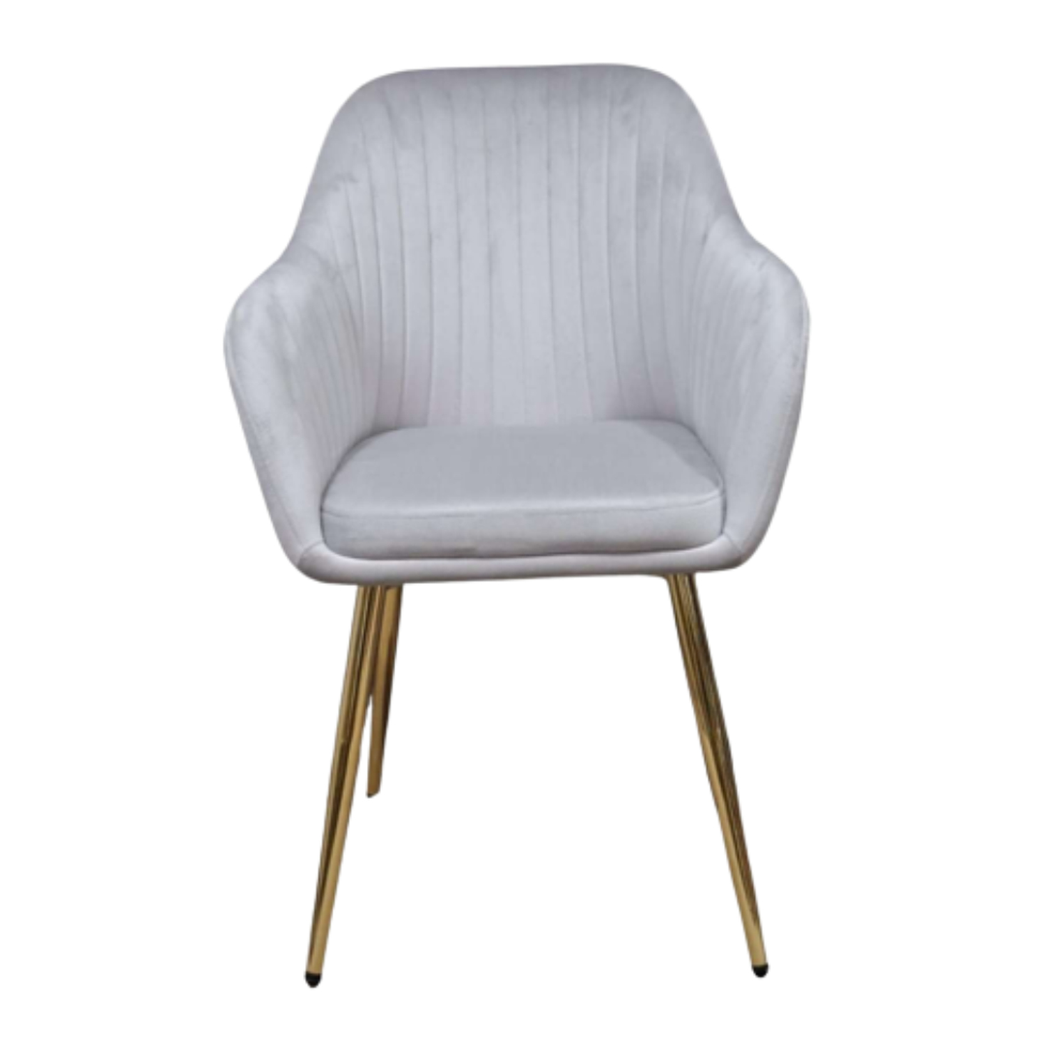 Sitial Nevada de Felpa con Patas Doradas 3