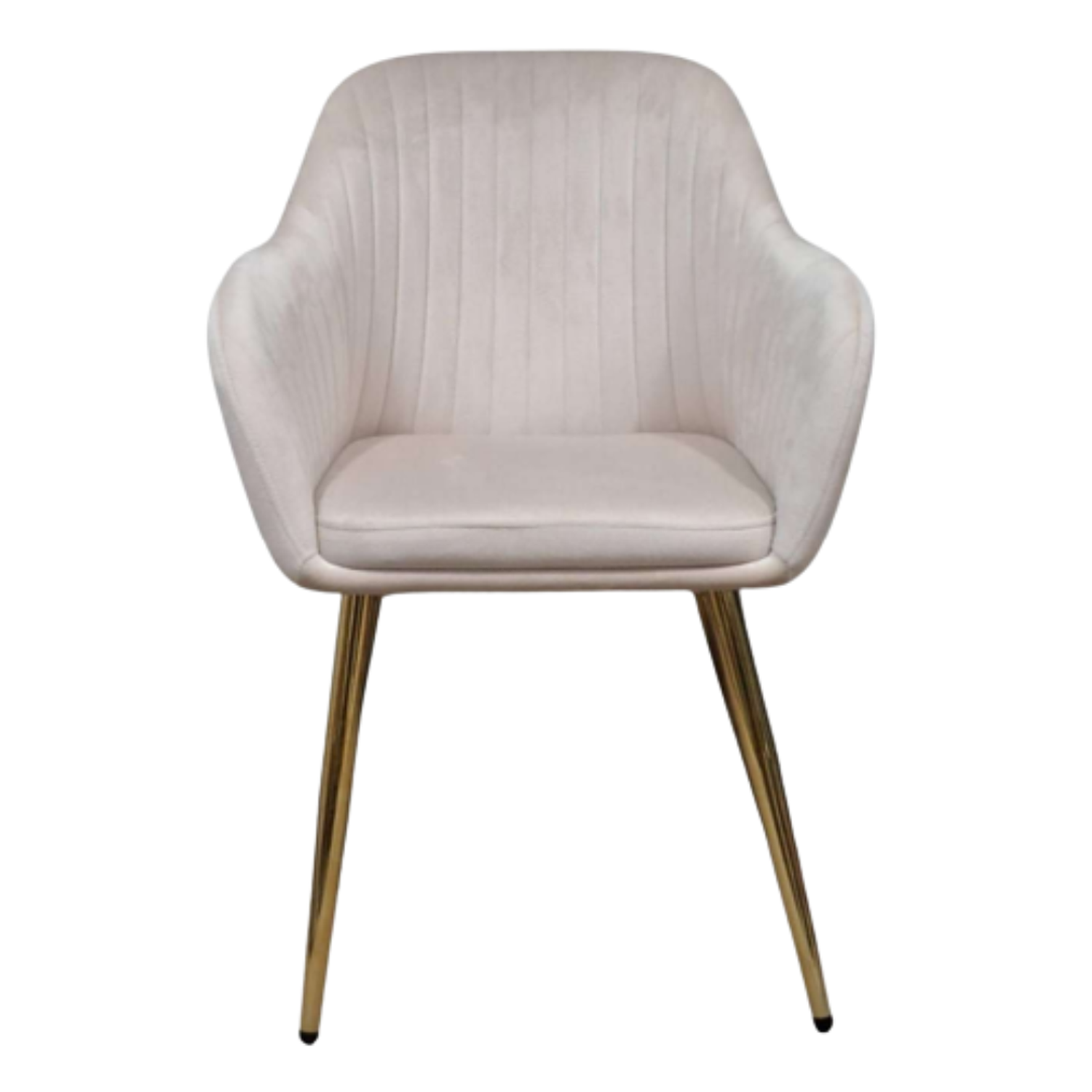 Sitial Nevada de Felpa con Patas Doradas 5