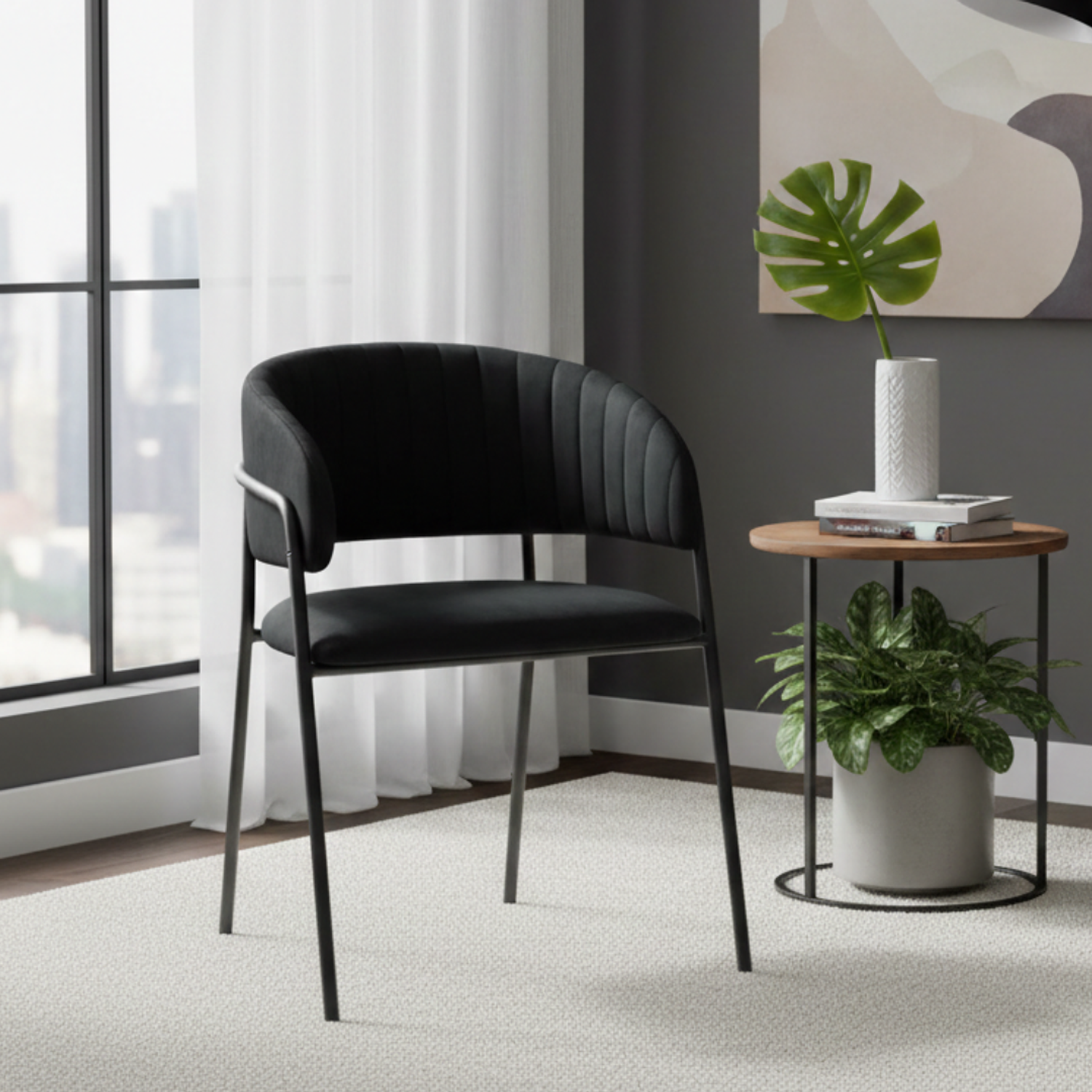 Sitial Max Patas Negras 1