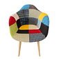 Poltrona o Sitial Eames Patchwork - Miniatura 9