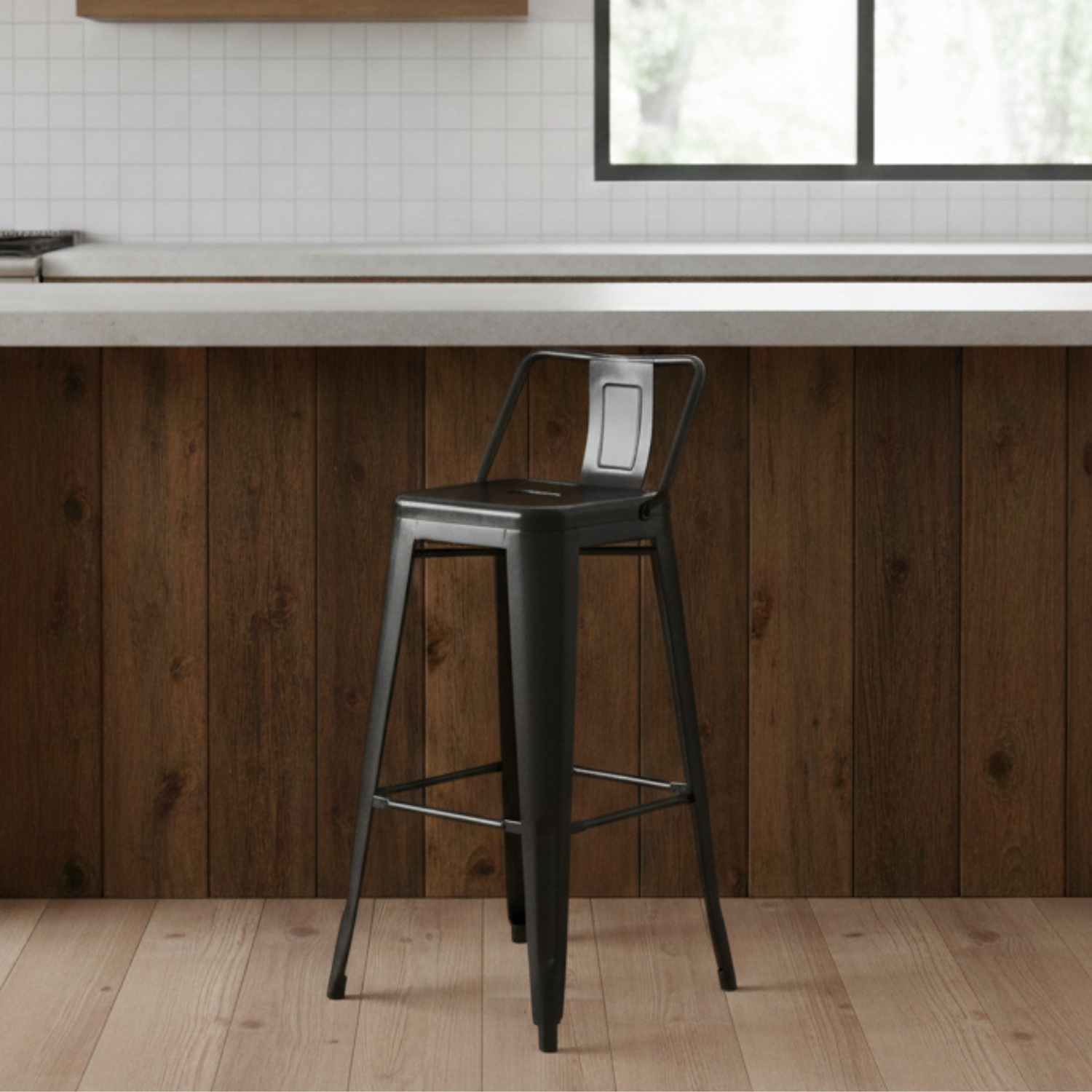 Taburete de Bar Tolix de Acero Alto 76cm 1