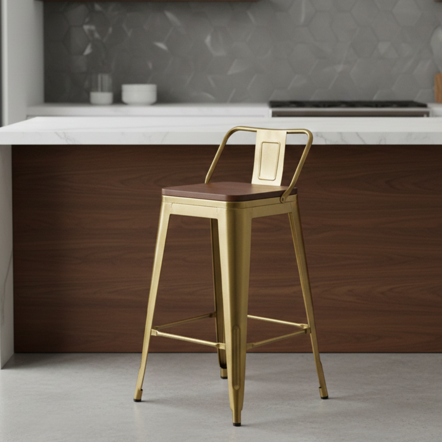 Taburete de Bar Tolix Gold 64cm 1