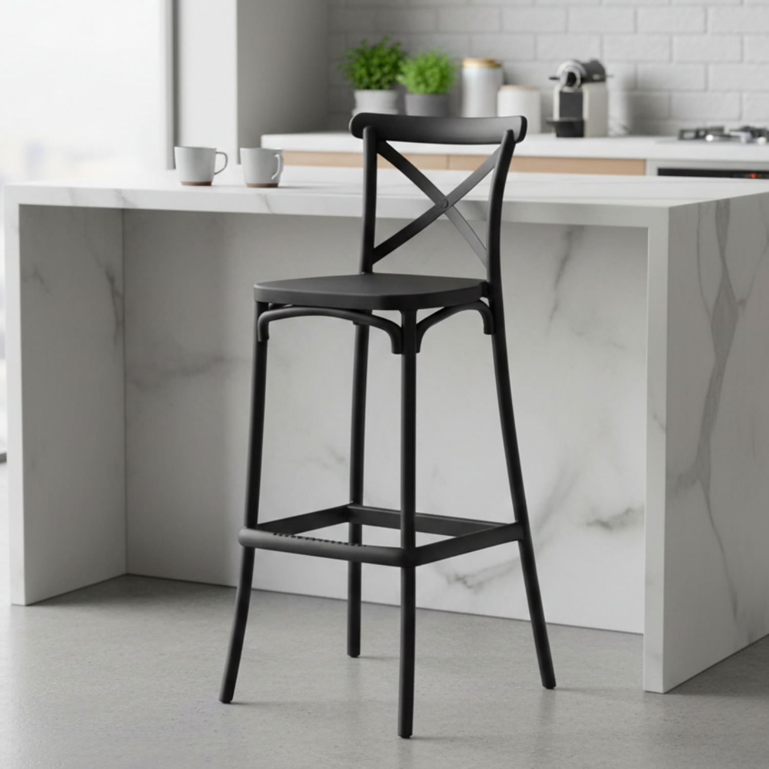 Taburete Danubio Live Crossback 66cm 1