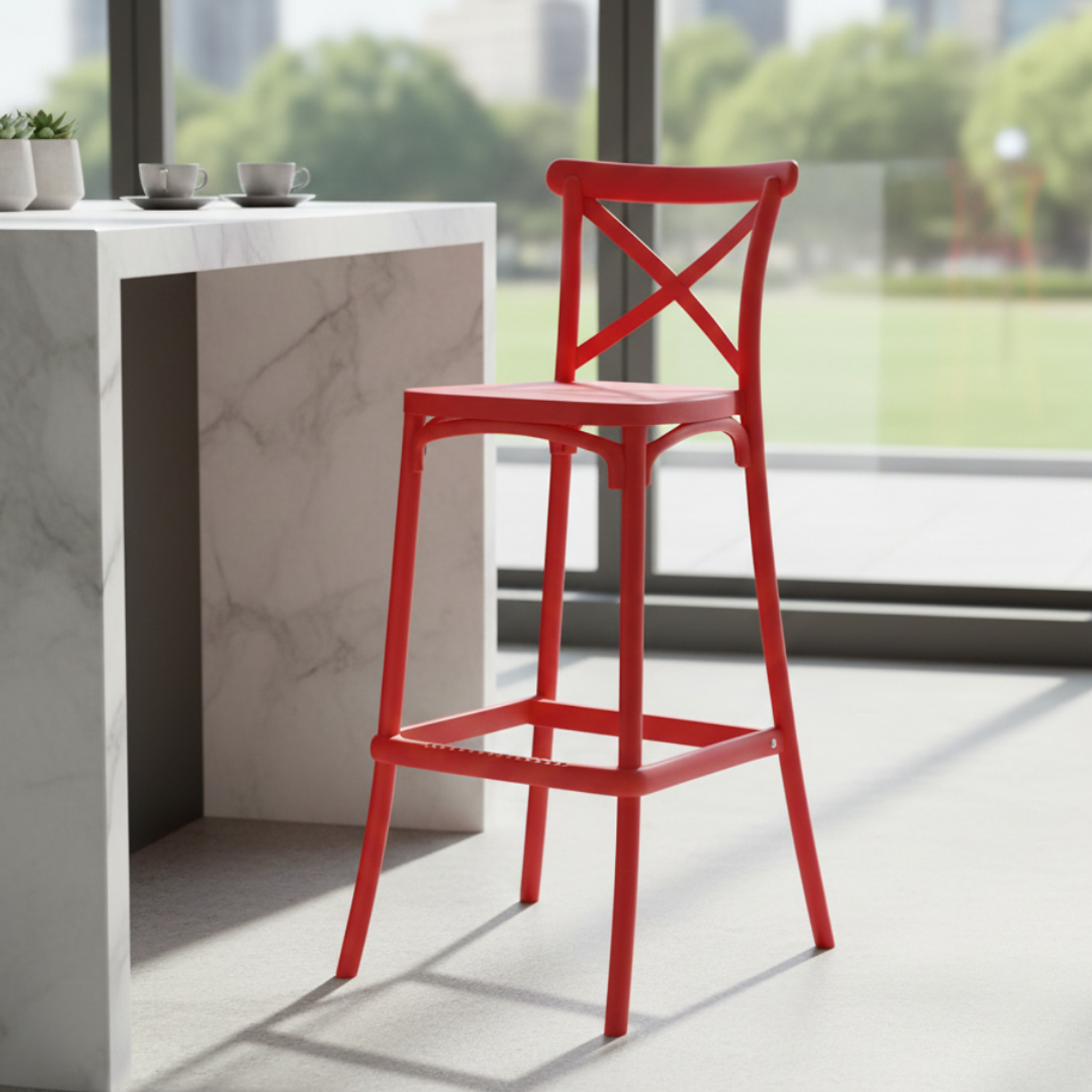 Taburete Danubio Live Crossback 74cm 1