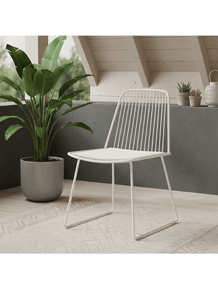 Silla Elegant con Cojín de Ecocuero