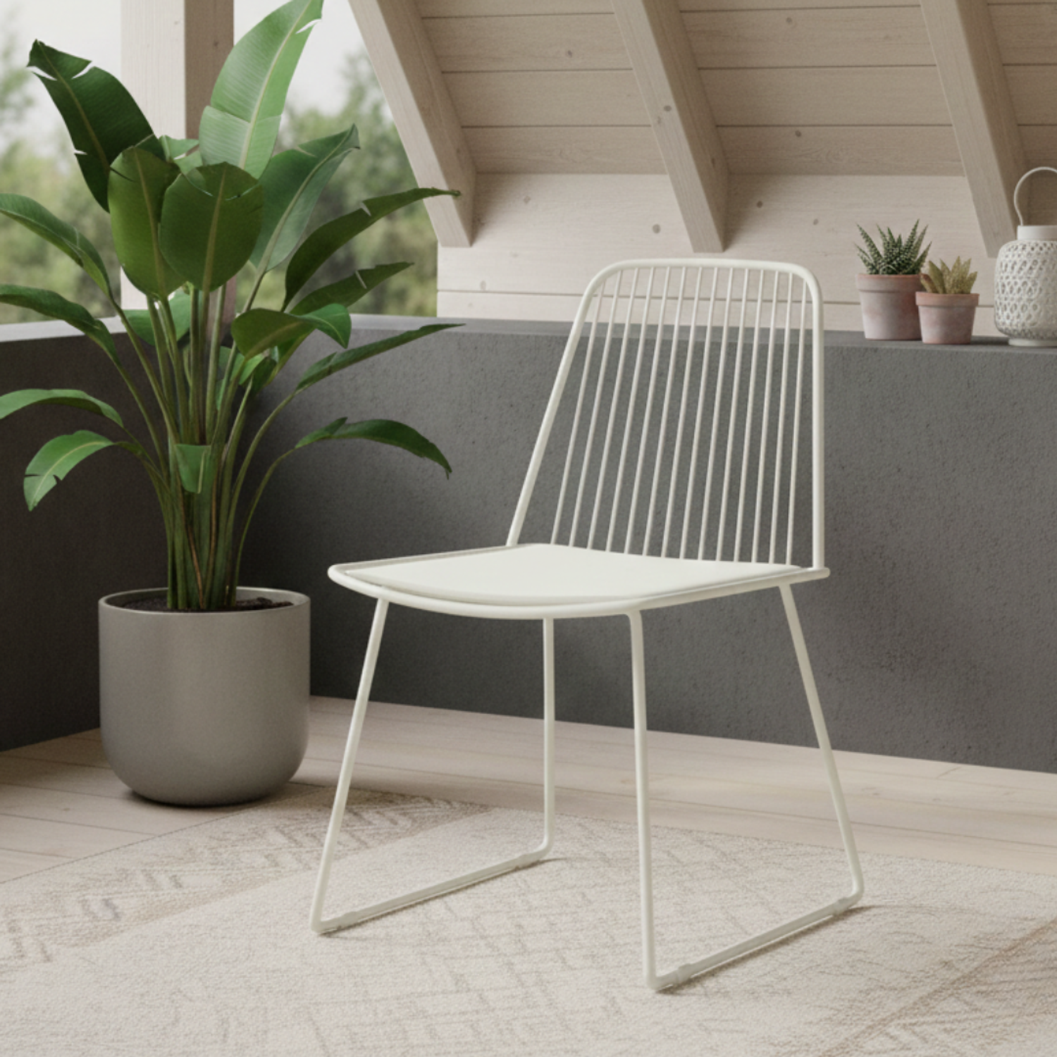 Silla Elegant con Cojín de Ecocuero 1