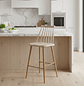 Taburete Reims Patas Color Madera - Miniatura 5