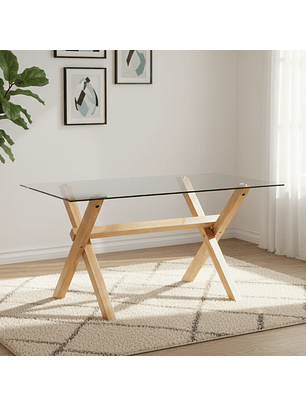 Mesa Bursa de Vidrio 120x80cm