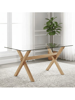 Mesa Bursa 130x80cm de Vidrio