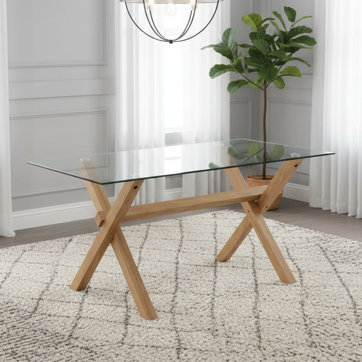 Mesa Bursa 130x80cm de Vidrio 2