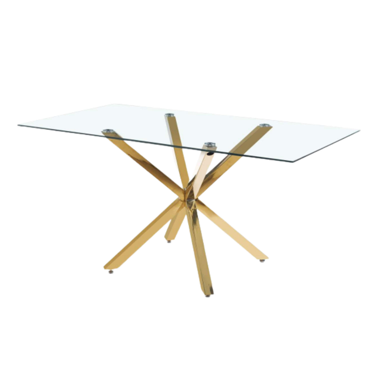 Mesa Madrid Gold Rectangular 140x90cm 3