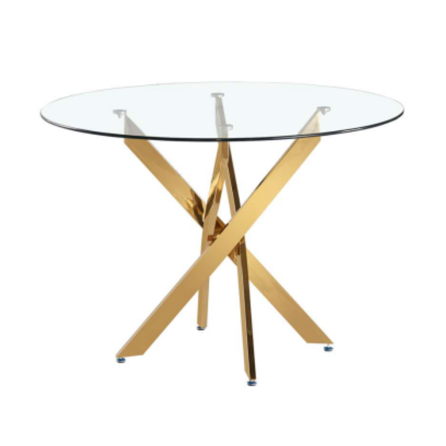 Mesa de Centro Dubái Gold Vidrio 60cm 3