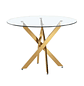 Mesa de Centro Dubái Gold Vidrio 60cm - Miniatura 3