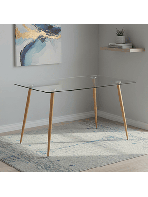 Mesa Lyon Rectangular Vidrio 120cm