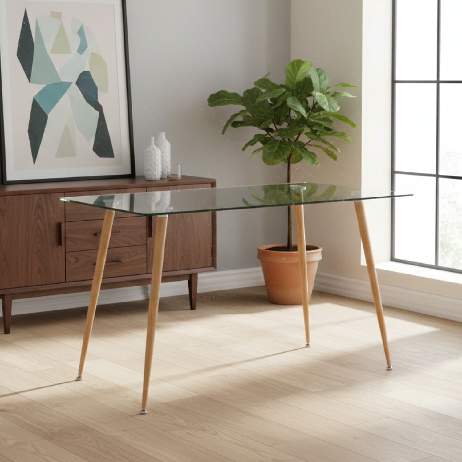 Mesa Lyon Rectangular Vidrio 120cm 2