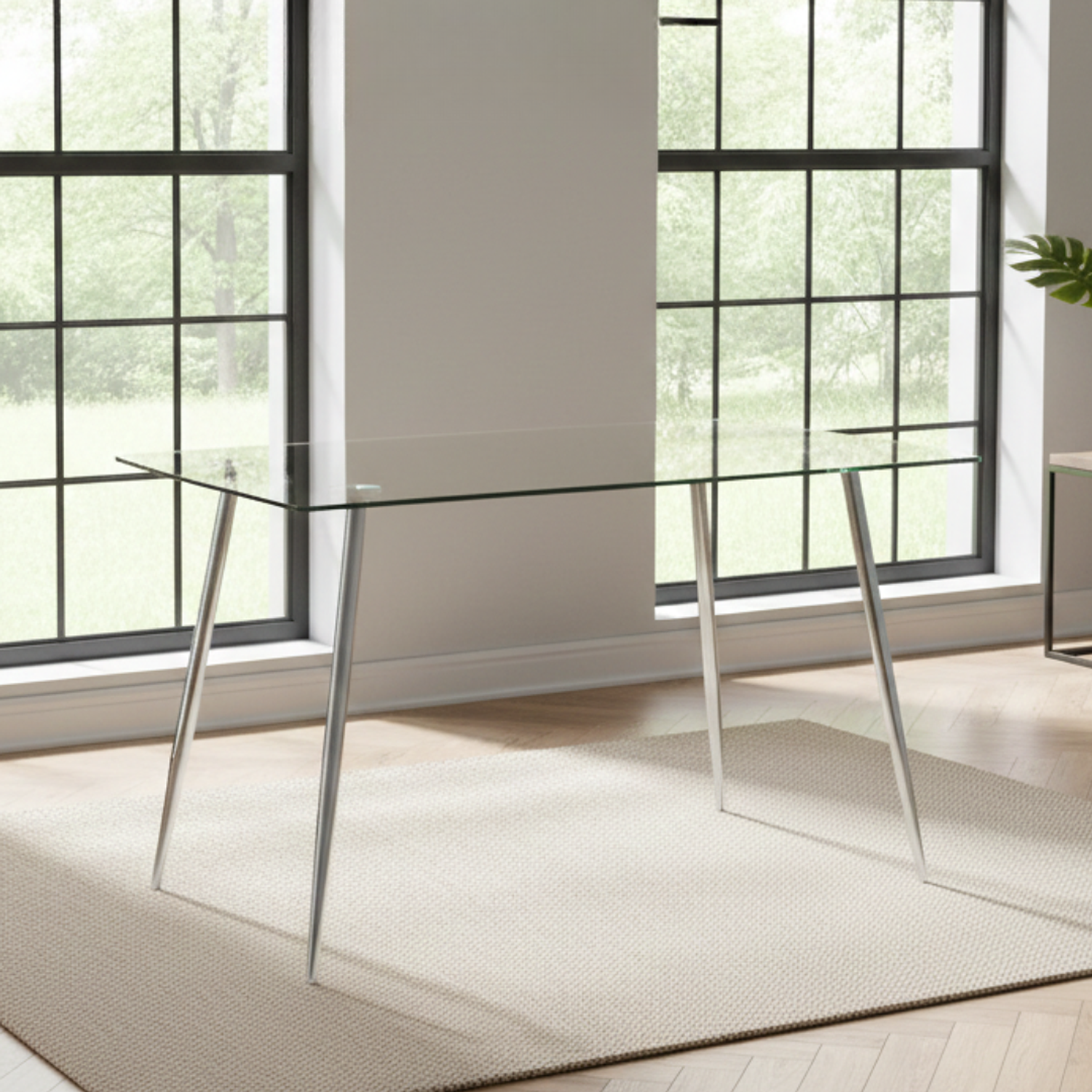 Mesa Rectangular Lyon de Vidrio 160 cm  5