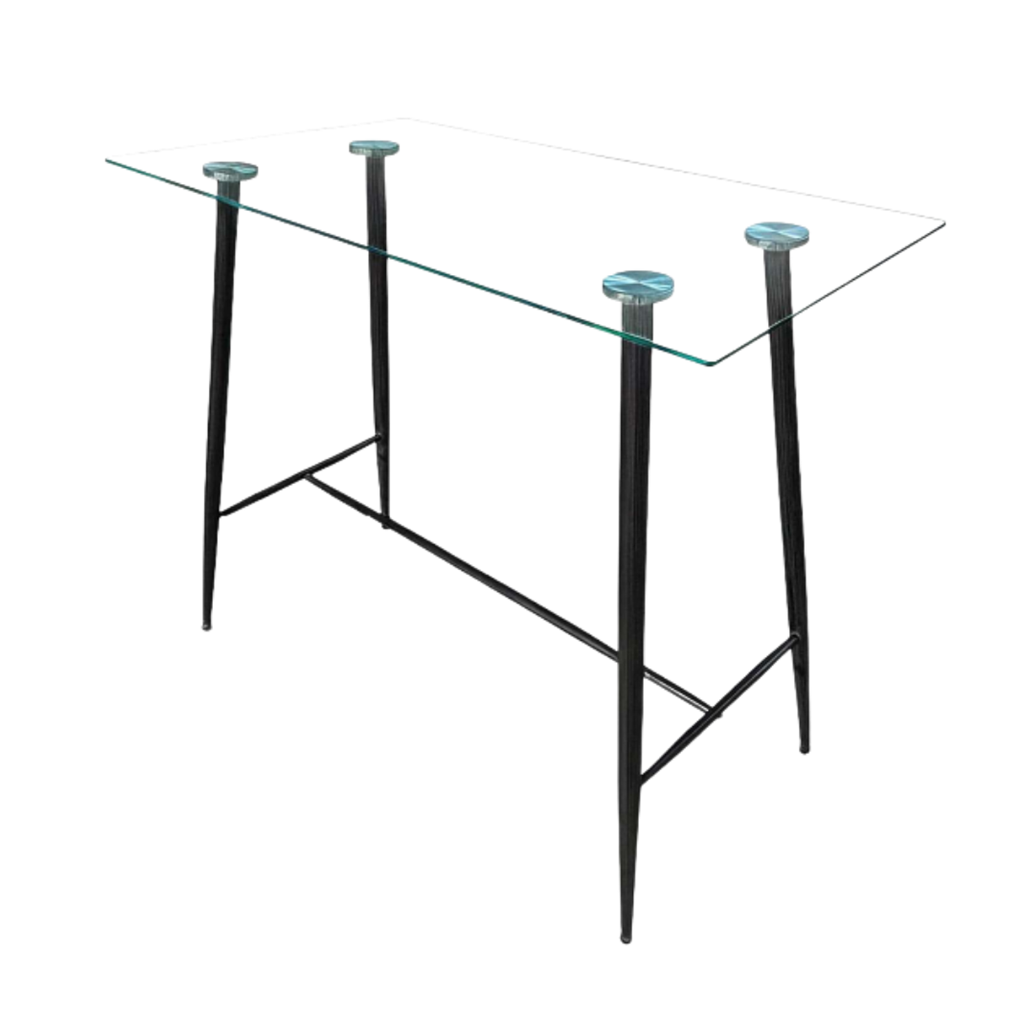 Mesa de Bar Lyon Rectangular de Vidrio  2