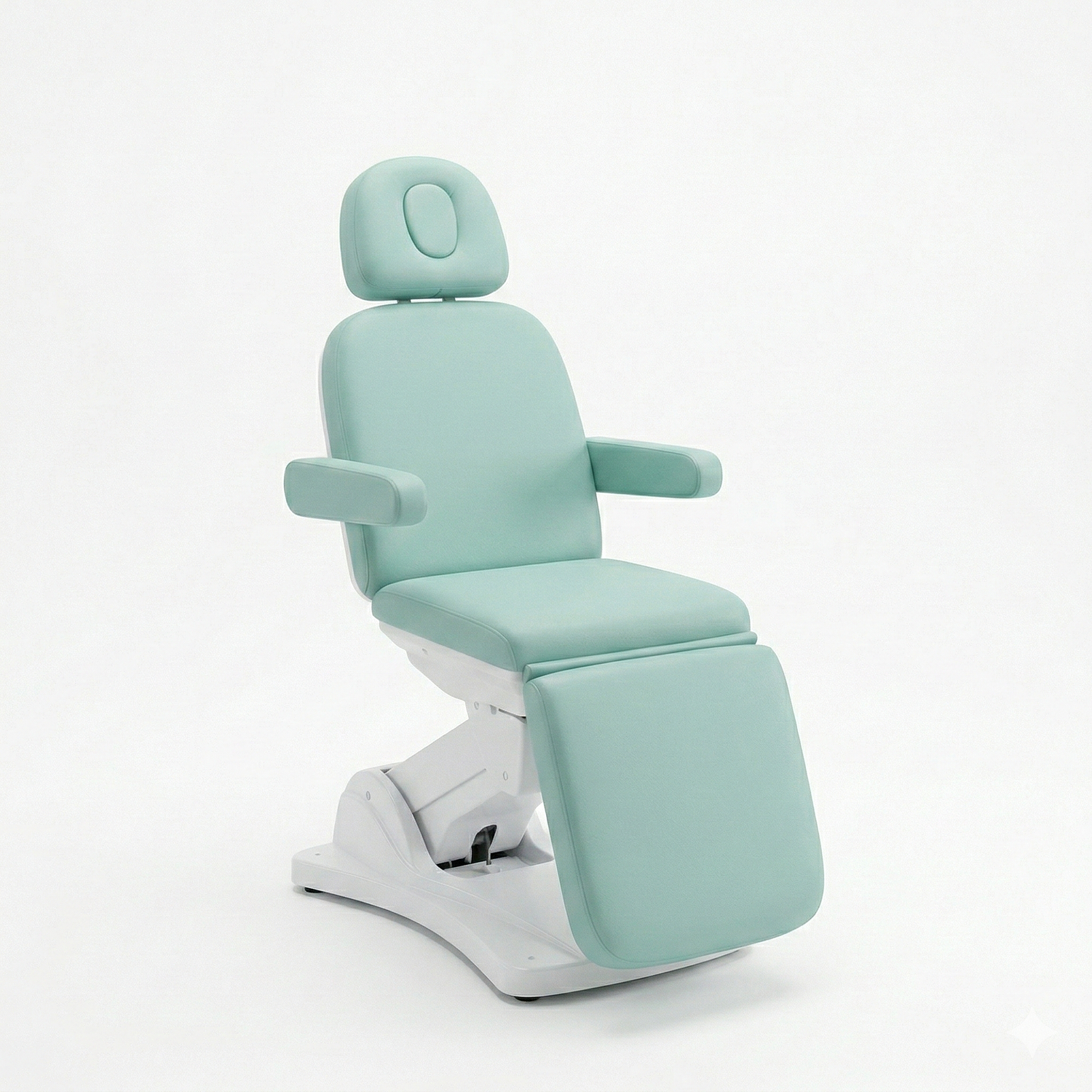 Sillón Cosmetologico y Camilla Eléctrica para Estética  Ajustable Verde Menta Profesional 2