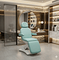 Sillón Cosmetologico y Camilla Eléctrica para Estética  Ajustable Verde Menta Profesional - Miniatura 3