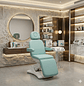 Sillón Cosmetologico y Camilla Eléctrica para Estética  Ajustable Verde Menta Profesional - Miniatura 4