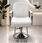 Silla de Peluquería Profesional Hidráulica Blanca, Negra o Gris con Base Cromada y Apoyapiés - Miniatura 1