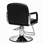 Silla de Peluquería Profesional Hidráulica Blanca, Negra o Gris con Base Cromada y Apoyapiés - Miniatura 9