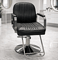Silla de Peluquería Profesional Hidráulica Blanca, Negra o Gris con Base Cromada y Apoyapiés - Miniatura 6