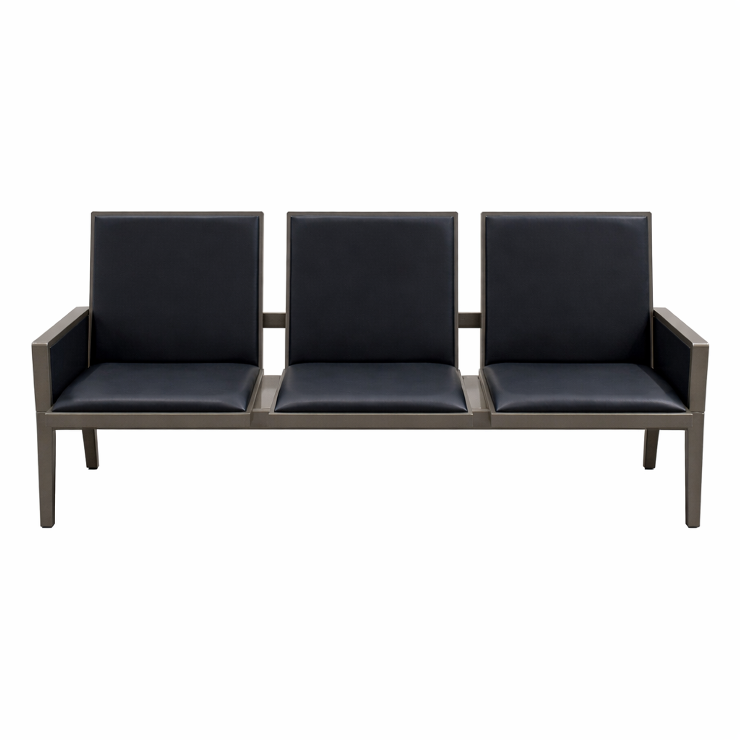 Banca de Espera 3 Puestos para Clínica, Hospital y Oficina | Asientos Acolchados de Alta Resistencia 2