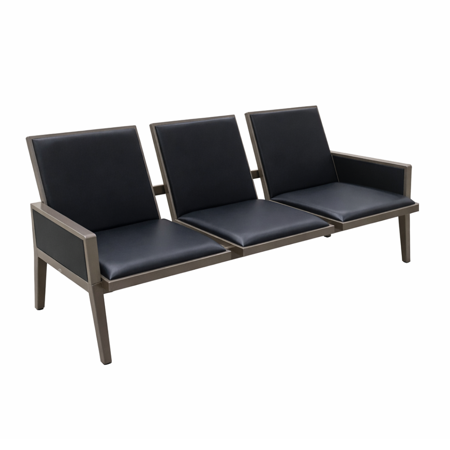 Banca de Espera 3 Puestos para Clínica, Hospital y Oficina | Asientos Acolchados de Alta Resistencia 1