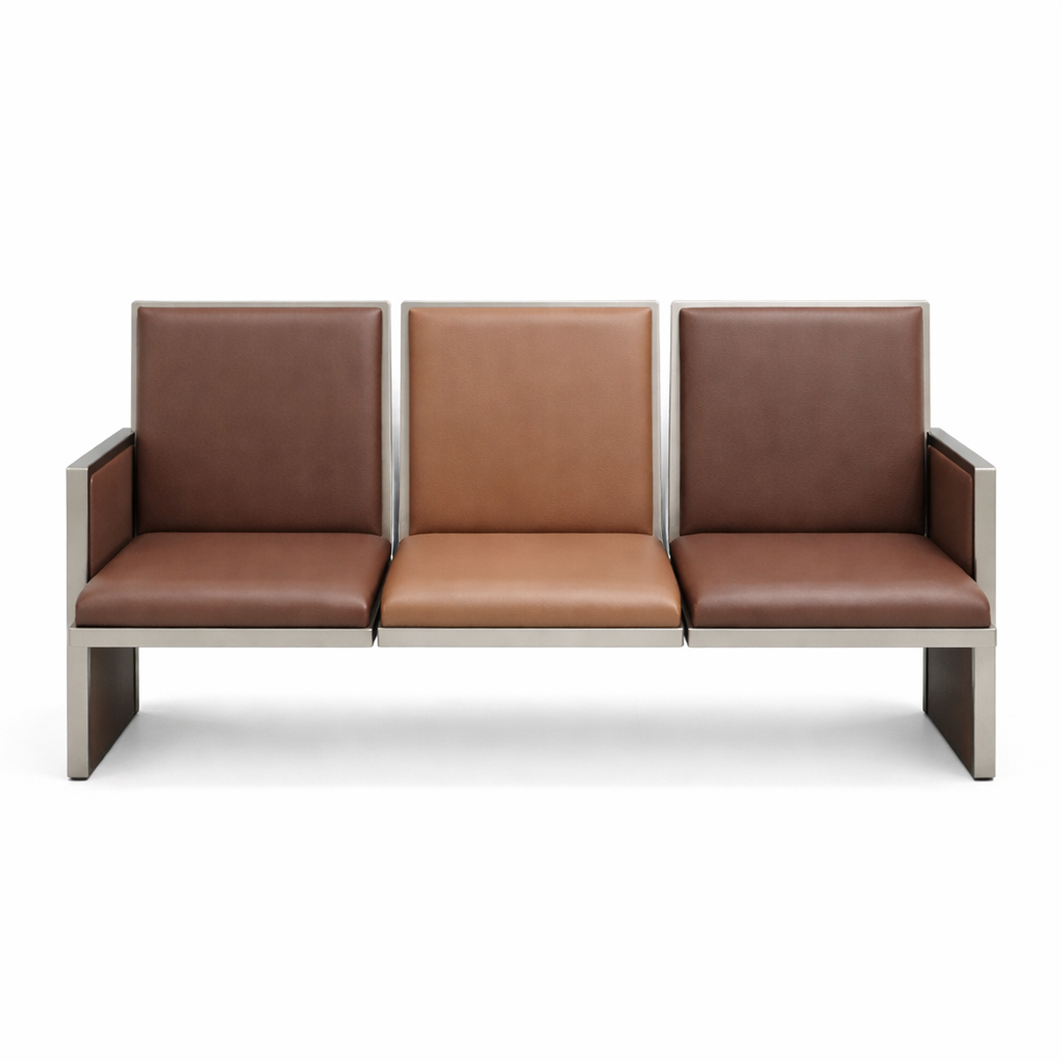 Banca de Espera 3 Puestos para Clínica, Hospital y Oficina | Asientos Acolchados de Alta Resistencia 5