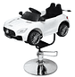 Silla para Barberia de Niños Auto Mercedes Blanco - Miniatura 5