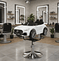 Silla para Barberia de Niños Auto Mercedes Blanco - Miniatura 1